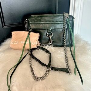 Rebecca Minkoff Forest Green Leather Crossbody